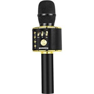 Wireless Bluetooth Karaoke Microphone,3in1 Portable Handheld Mic Speaker Machine